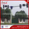 Hot sale steel pole one set of traffic light pole for road signal applicaiton